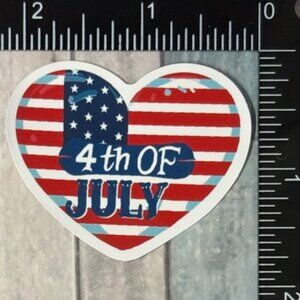 🌀10/$10🌀 Red White Blue 4th Of July Waterproof Vinyl Sticker Decal